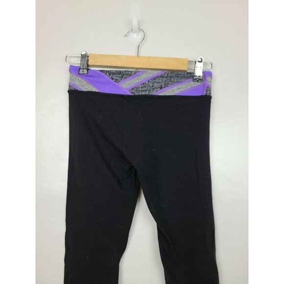 Ivivva Lululemon Geo Waist Full Length Leggings 12 - Picture 5 of 8
